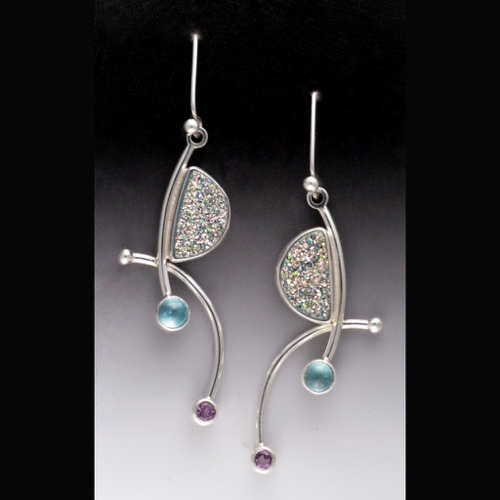 MB-E280 Earrings, For the Bride $880 at Hunter Wolff Gallery